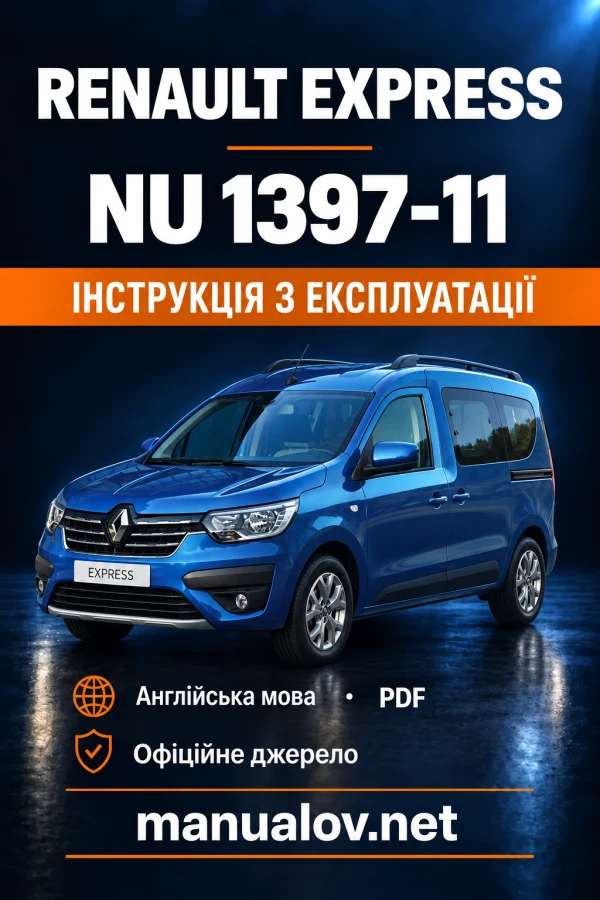 Instrukcja obsługi Renault Express — wydanie 09/2025