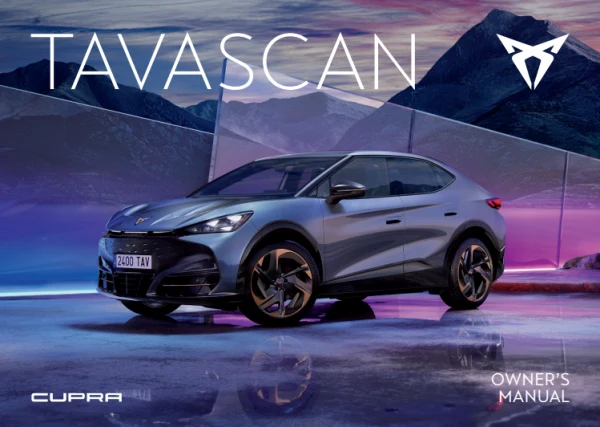 Instrukcja obsługi Cupra Tavascan — wydanie 11/2024