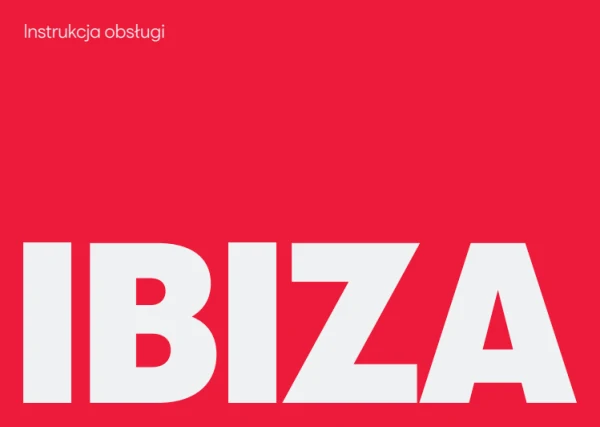 Instrukcja obsługi Seat Ibiza — MY 2027