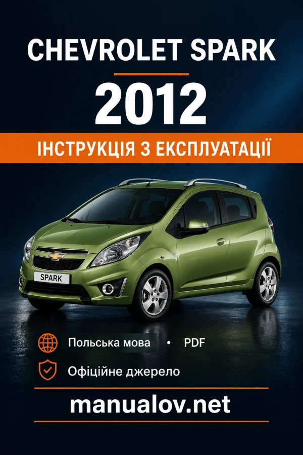 Instrukcja obsługi Chevrolet Spark — MY 2012