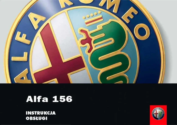 Instrukcja obsługi Alfa Romeo 156 — wydanie 04/2004