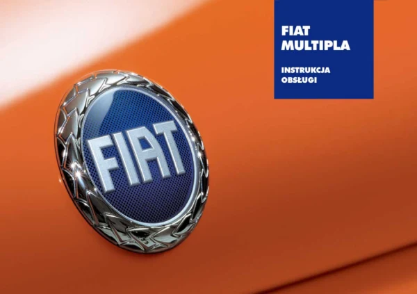 Instrukcja obsługi Fiat Multipla — wydanie 01/2006