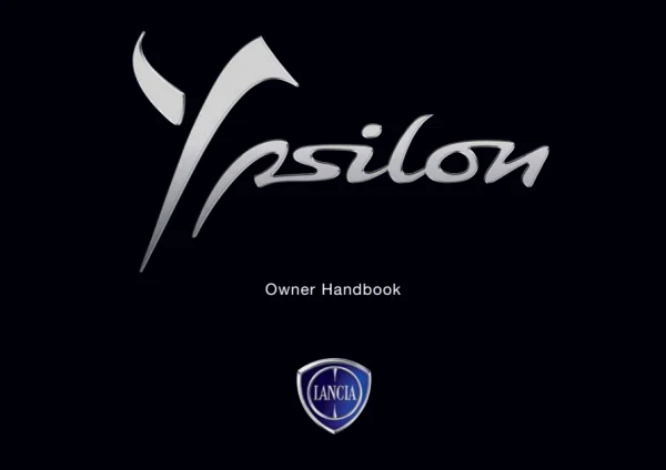 Instrukcja obsługi Lancia Ypsilon — wydanie 06/2017