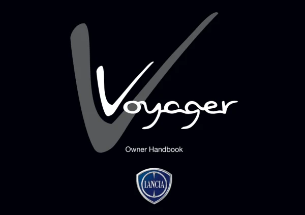 Instrukcja obsługi Lancia Voyager — wydanie 09/2014