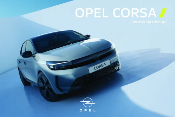 Instrukcja obsługi Opel Corsa F — MY 2024