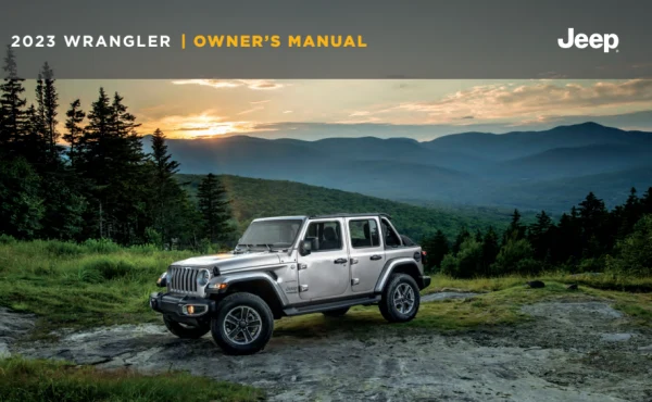 Instrukcja obsługi Jeep Wrangler — MY 2023