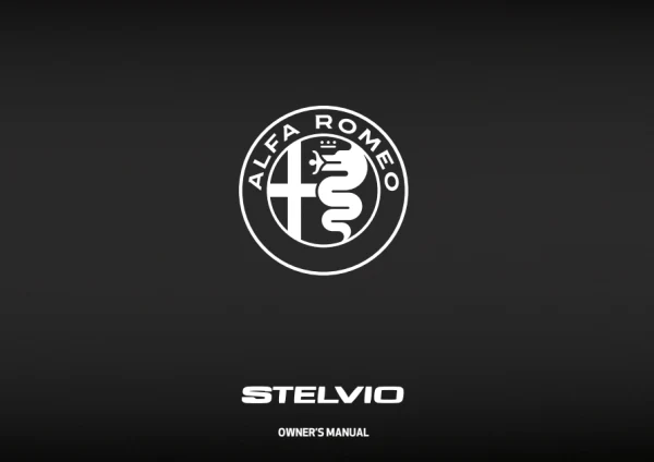 Instrukcja obsługi Alfa Romeo Stelvio — wydanie 01/2026 / 2