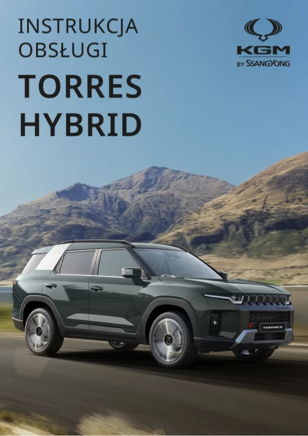 Instrukcja obsługi KGM Torres Hybrid — wydanie 06/2025