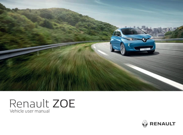 Інструкція з експлуатації Renault Zoe Phase 1 — видання 10/2018