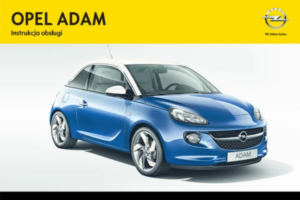 Instrukcja obsługi Opel Adam — wydanie 10/2012