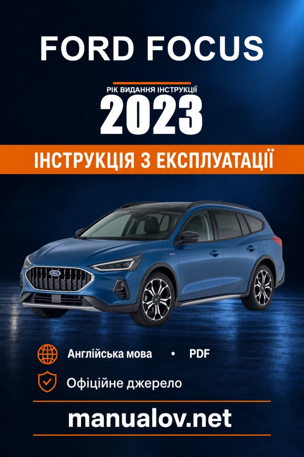 Instrukcja obsługi Ford Focus — rok wydania 2023