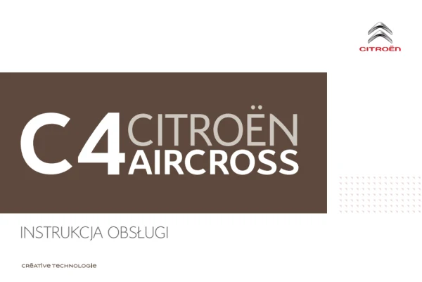 Instrukcja obsługi Citroën C4 Aircross — wydanie ed01-2016