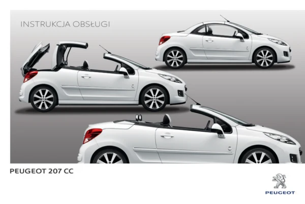 Instrukcja obsługi Peugeot 207 CC — wydanie ed01-2014