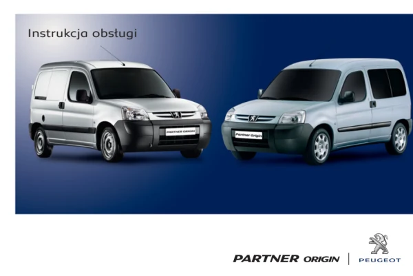 Instrukcja obsługi Peugeot Partner M59 — wydanie ed01-2011 (katalog)