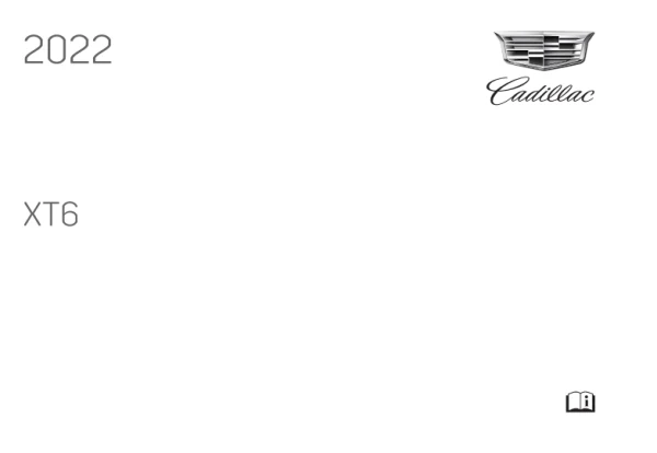 Інструкція з експлуатації Cadillac XT6 — MY 2022