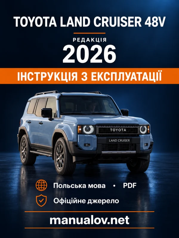 Instrukcja obsługi Toyota Land Cruiser 48V — wydanie 01.04.2026