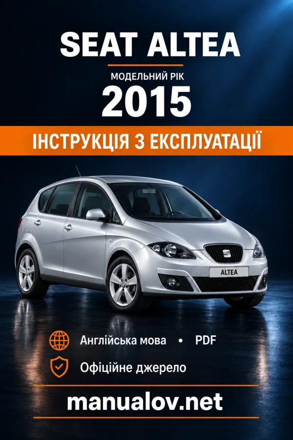 Instrukcja obsługi SEAT Altea — MY 2015