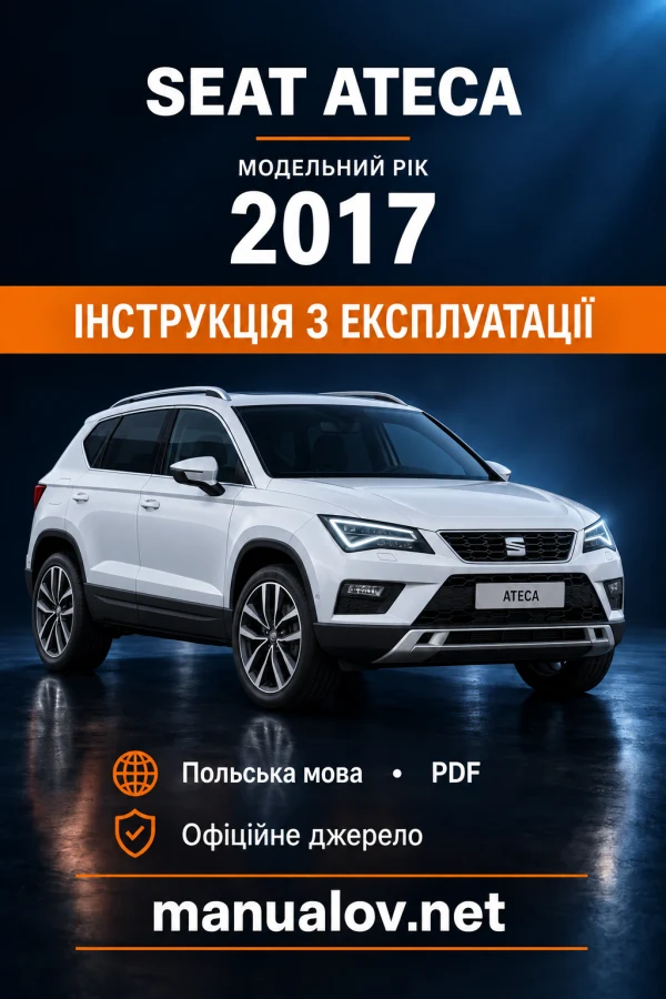 Instrukcja obsługi SEAT Ateca I — MY 2017