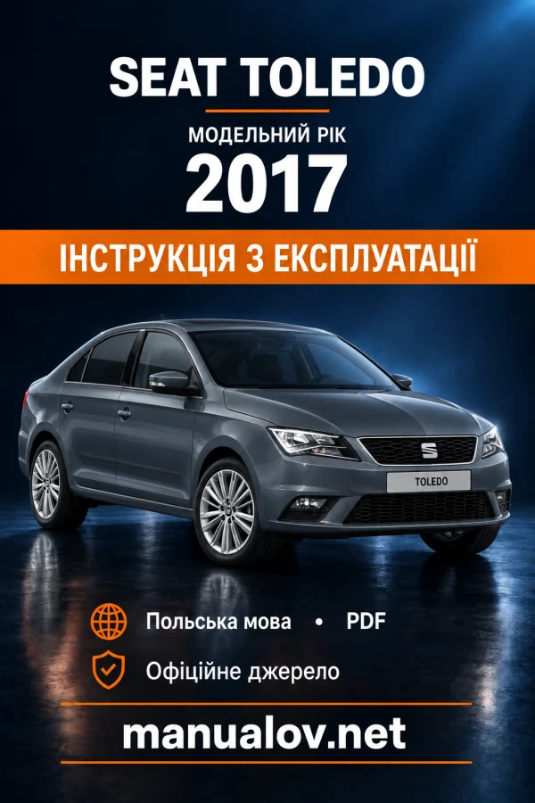 Instrukcja obsługi SEAT Toledo IV — MY 2017