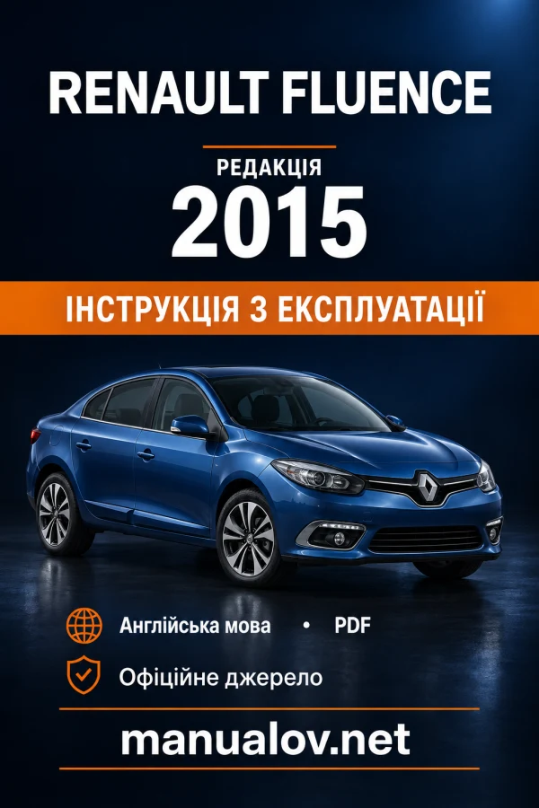 Instrukcja obsługi Renault Fluence — wydanie 03.2015