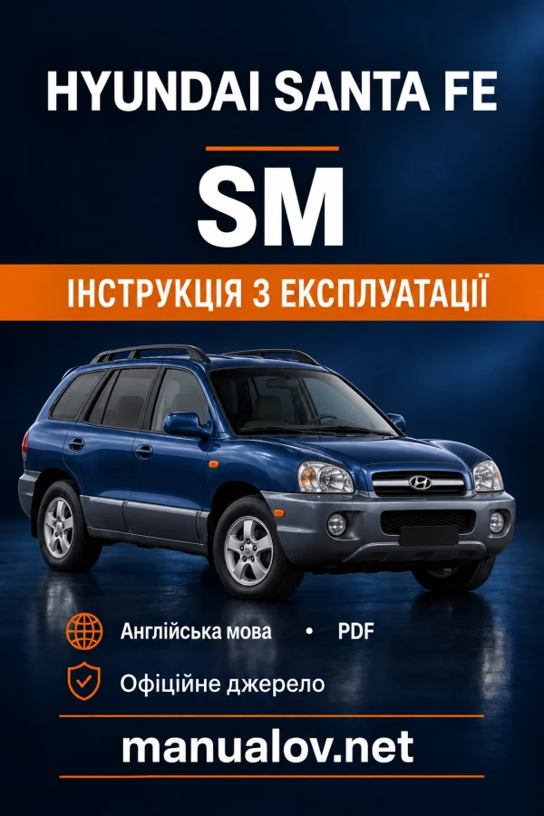 Instrukcja obsługi Hyundai Santa Fe — wydanie SM / katalog 2000–2006