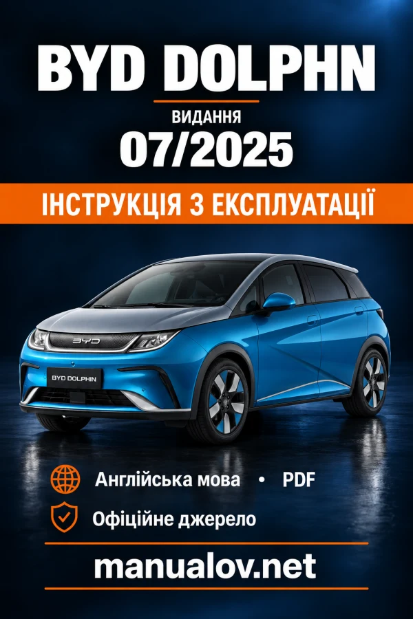 Instrukcja obsługi BYD Dolphin — wydanie 07.2025 EN_V2