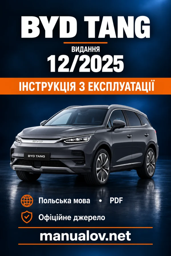 Instrukcja obsługi BYD Tang — wydanie 12.2025 PL_V1