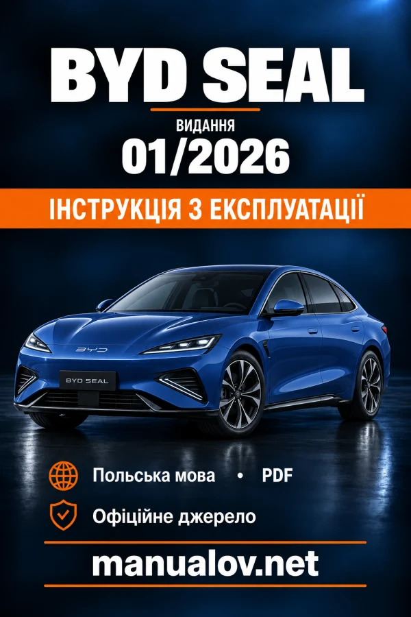 Instrukcja obsługi BYD Seal — wydanie 01.2026 PL_V1