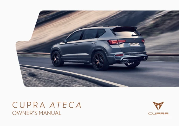 Instrukcja obsługi Cupra Ateca — wydanie 575012720CL / 06.2022