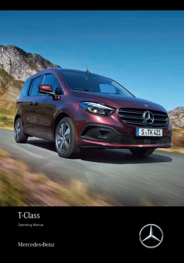 Instrukcja obsługi Mercedes-Benz T-Class W420 — wydanie 420 584 83 06 / 09.2023