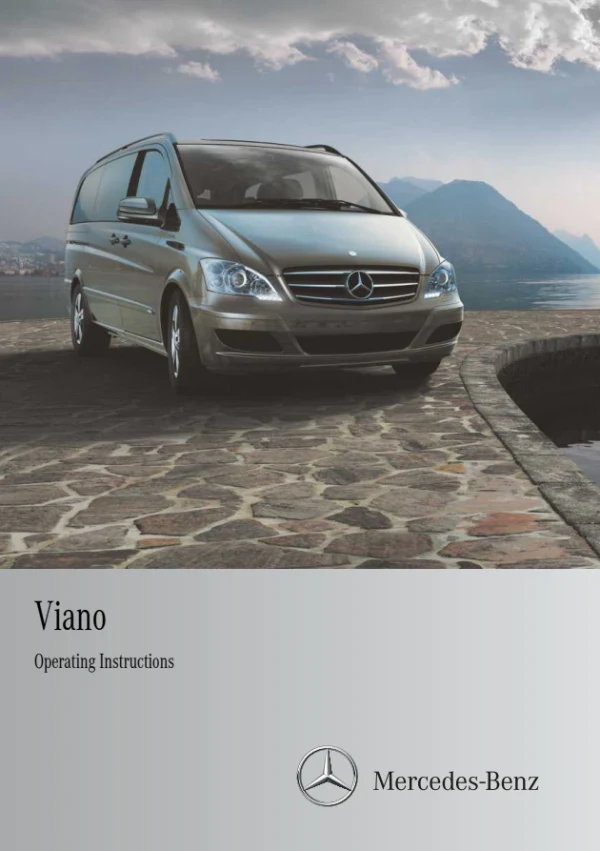 Instrukcja obsługi Mercedes-Benz Viano W639 — wydanie 639 584 41 72 / 03.2012
