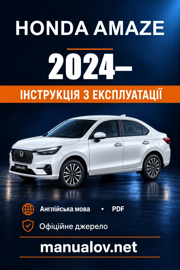 Instrukcja obsługi Honda Amaze — 2024–