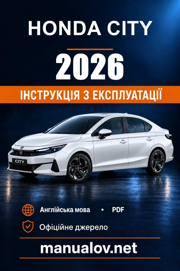 Instrukcja obsługi Honda City — MY 2026