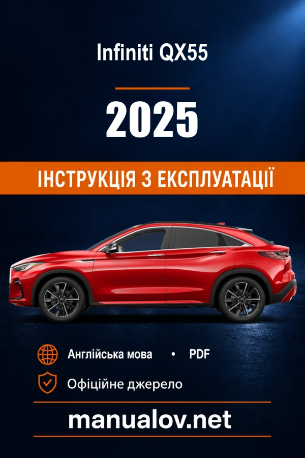 Instrukcja obsługi Infiniti QX55 (USA) — MY 2025