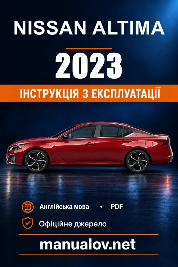 Instrukcja obsługi Nissan Altima (USA) — MY 2023