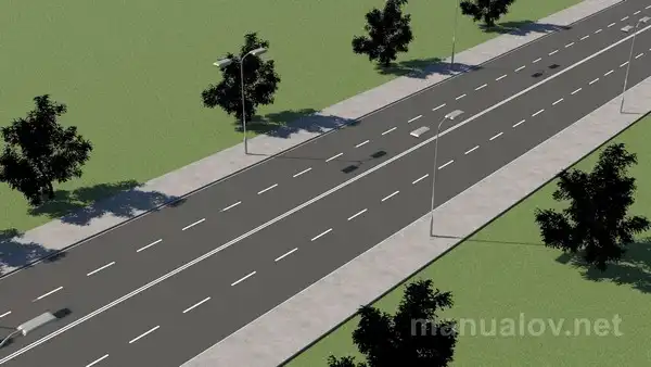 Автомобільна дорога, вулиця (дорога) — це частина території, в тому числі в населеному пункті, призначена для руху: