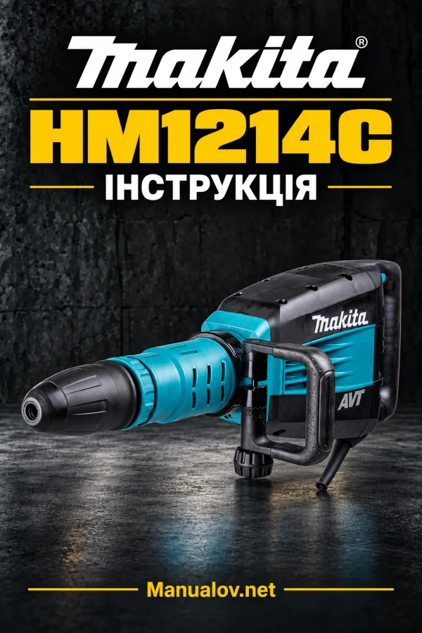 Makita HM1214C — інструкція українською мовою