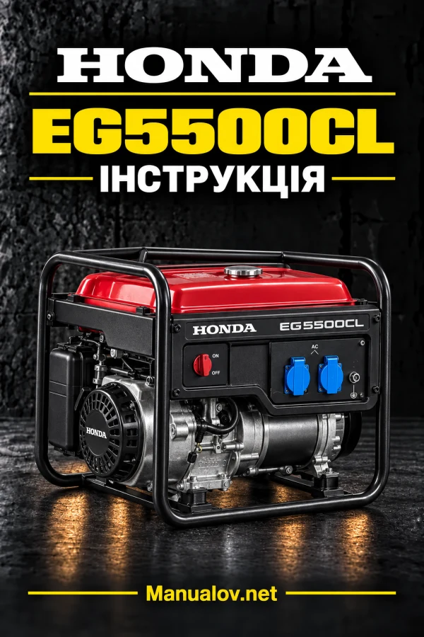 Honda EG5500CL — інструкція польською