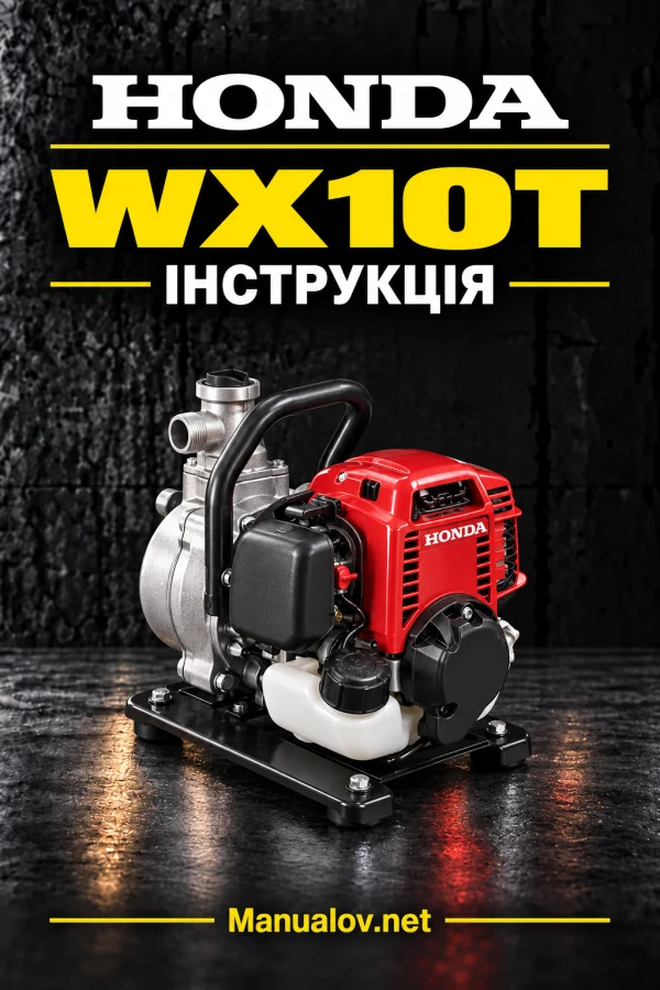 Honda WX10T — інструкція польською