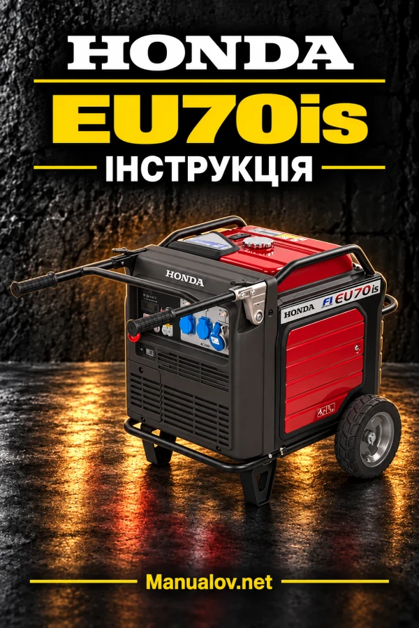 Honda EU70is — інструкція польською
