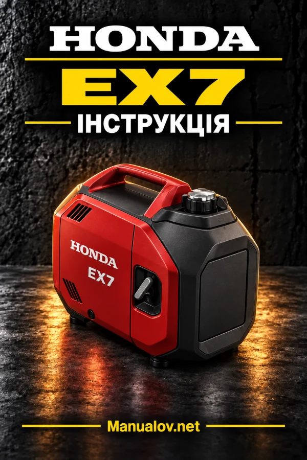 Honda EX7 — інструкція польською