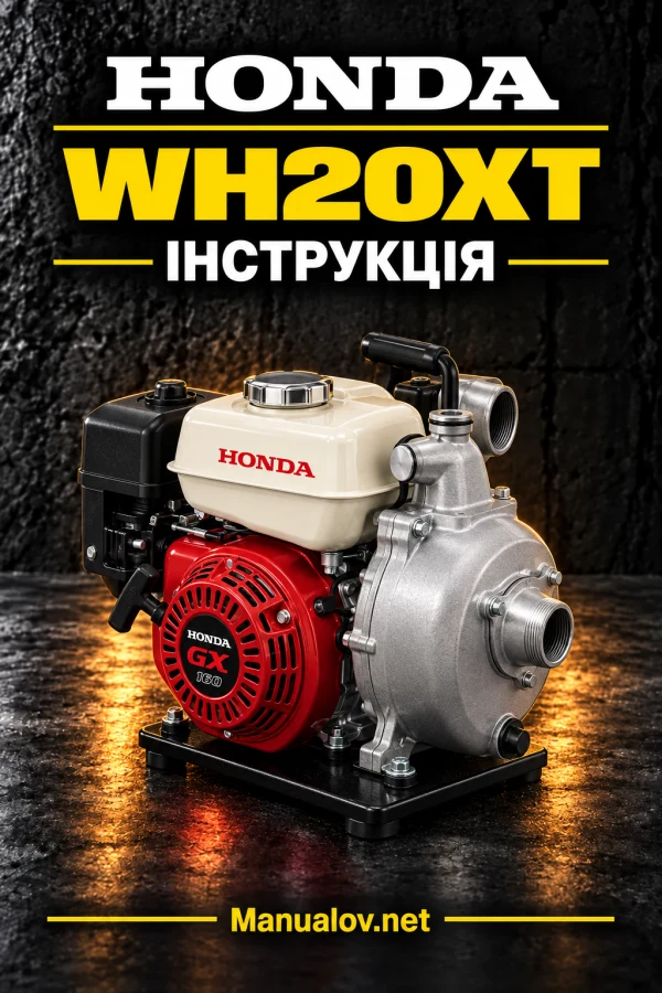 Honda WH20XT — інструкція польською