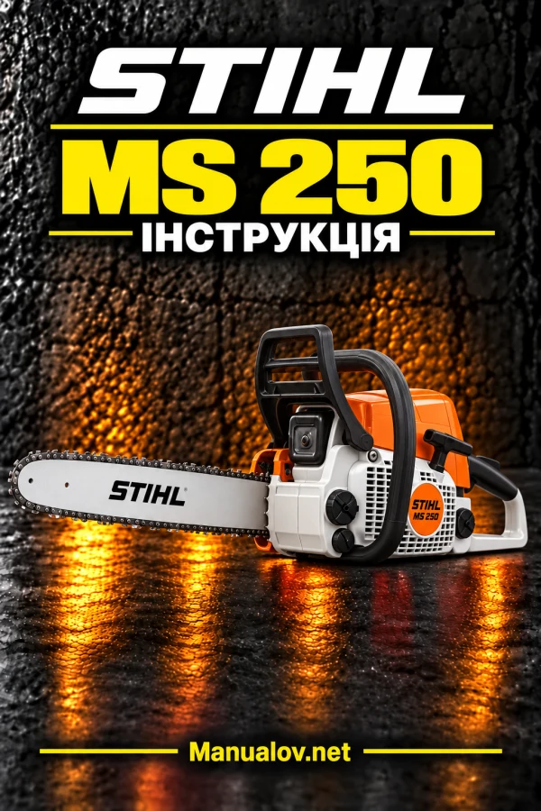 STIHL MS 250 — інструкція українською мовою