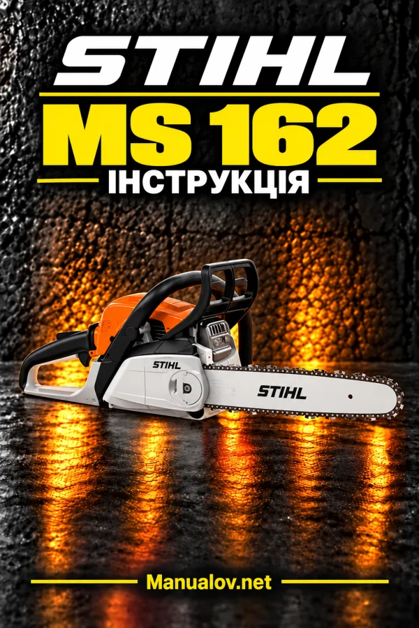STIHL MS 162 — інструкція українською мовою