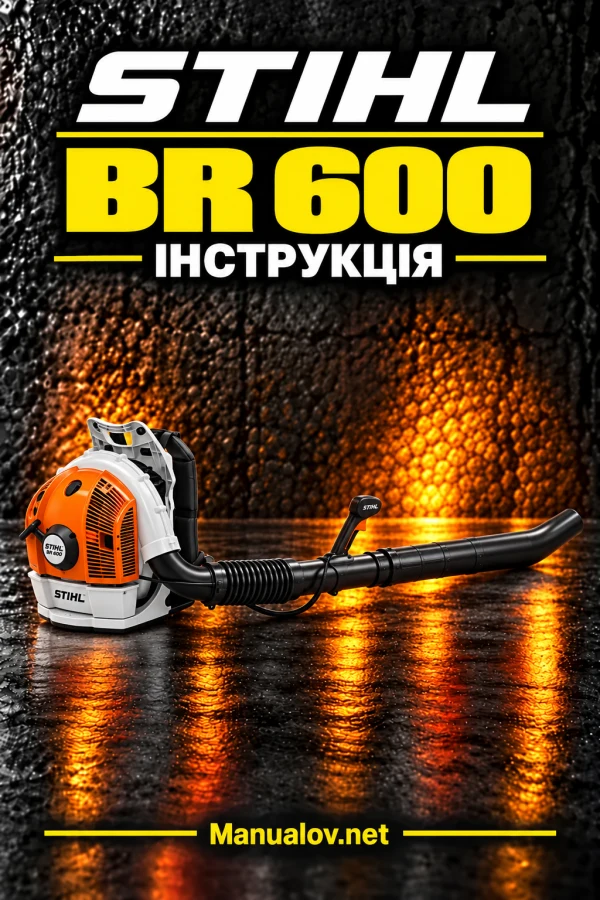 STIHL BR 600 — інструкція польською мовою
