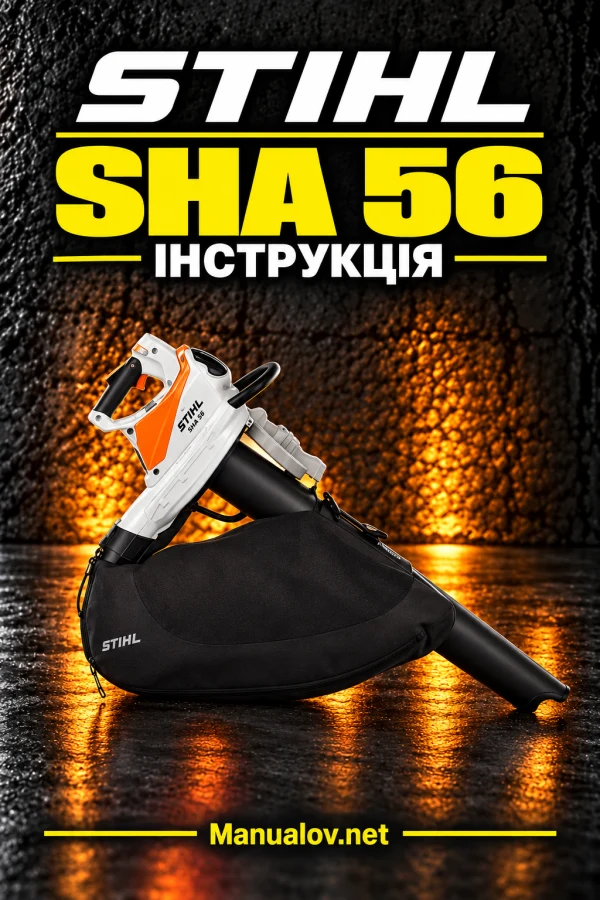 STIHL SHA 56 — інструкція польською мовою