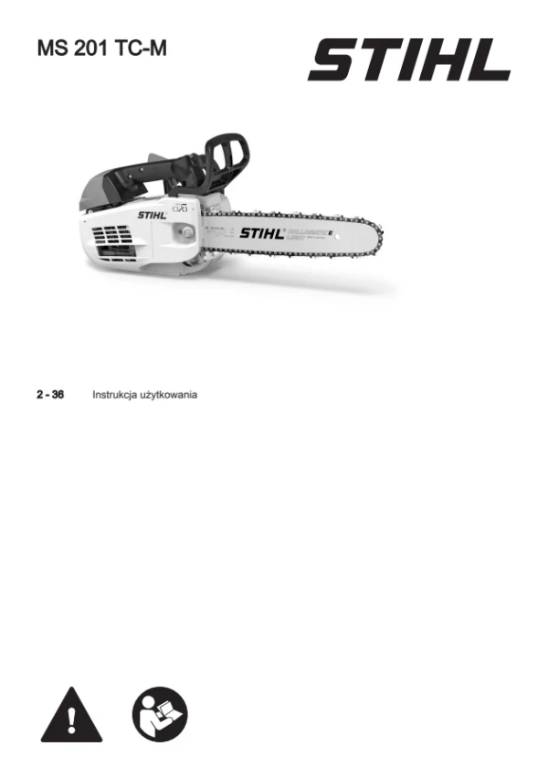 STIHL MS 201 TC-M — інструкція оператора польською