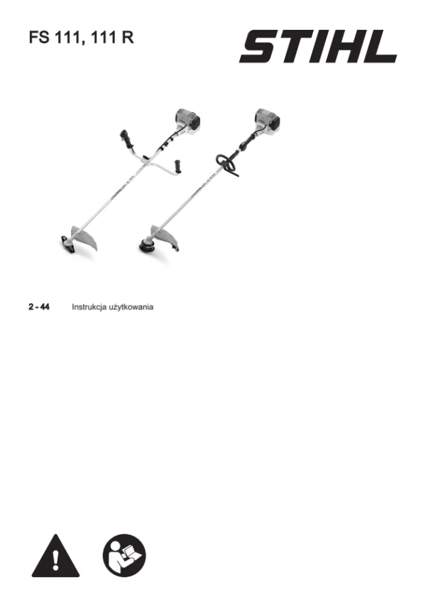STIHL FS 111 / FS 111 R — інструкція оператора польською