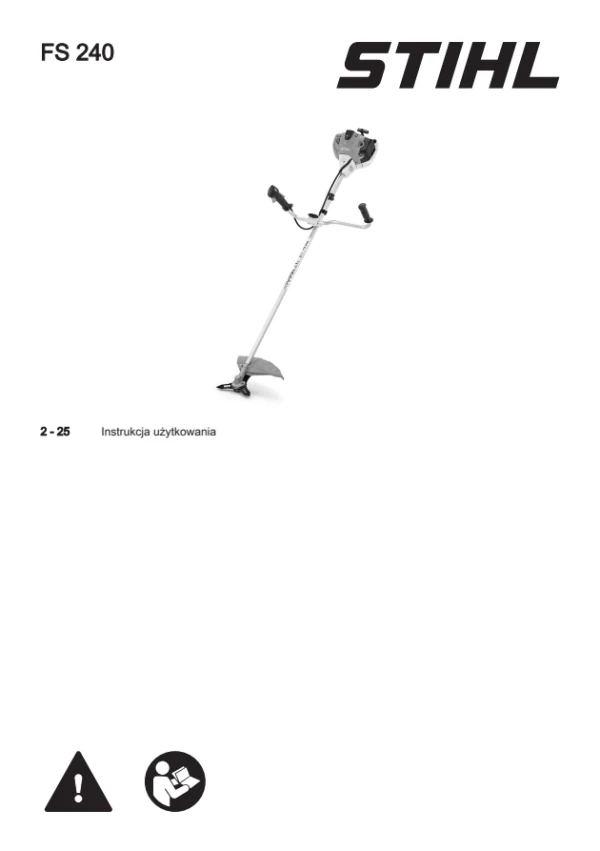 STIHL FS 240 — інструкція оператора польською