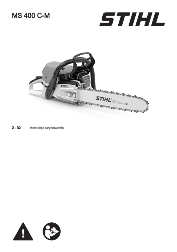 STIHL MS 400 C-M — інструкція оператора польською